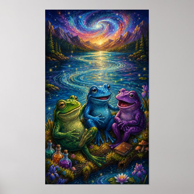 Poster ZenFrogPortrait (Devant)