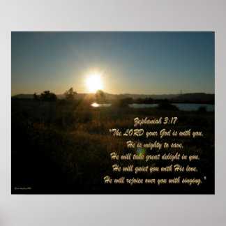 Poster Zephaniah 3:17 SE2