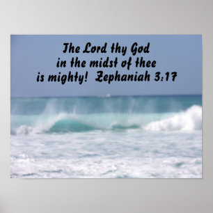 Poster Zephanie 3:17 L'Éternel, ton Dieu, au milieu