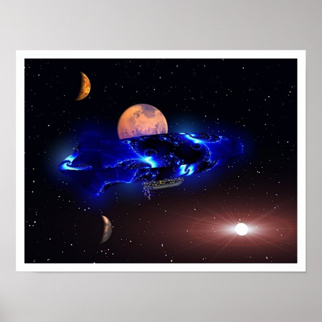 Poster Zeppelin électrique (Devant)