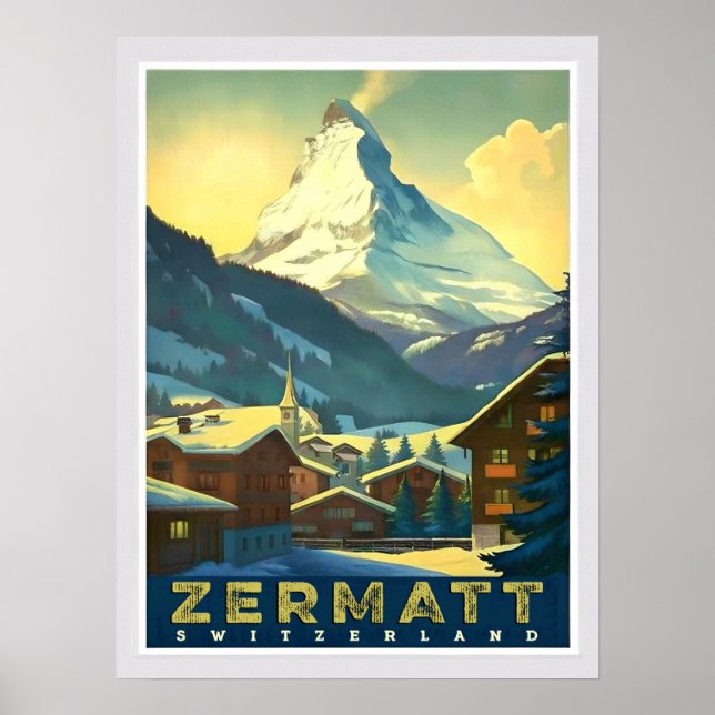 Poster Zermatt - Capturer le Cervin Majestueux (Devant)