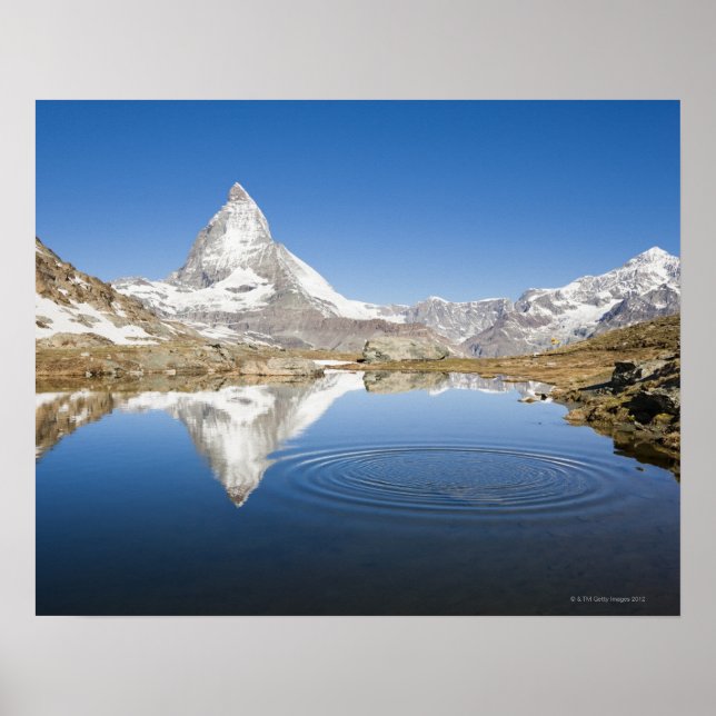 Poster Zermatt, Suisse (Devant)