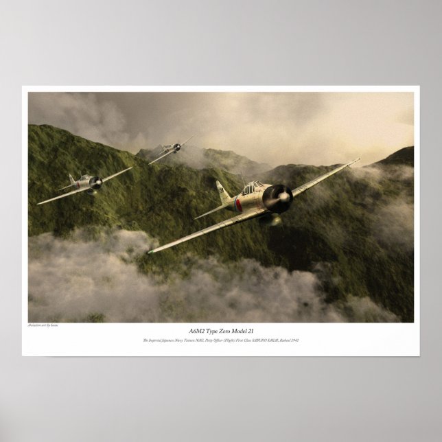 Poster Zéro combattant "Saburo Sakai" (Devant)