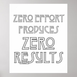 Poster Zero Effort...2