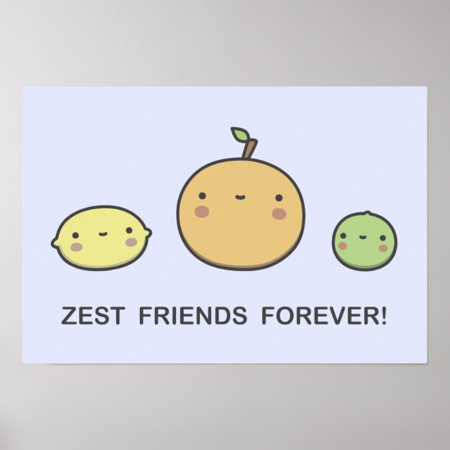 Poster Zest Friends Forever ! (Devant)
