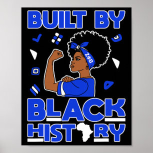 Poster Zeta Phi Beta Sorority Black Queen Pride Melanin A