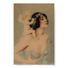 Ziegfeld Girl avec Angel Pin Up Art
