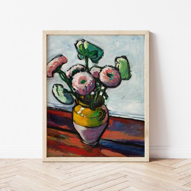 Poster Zinnias | Henry Lyman Saÿen (Créateur téléchargé)