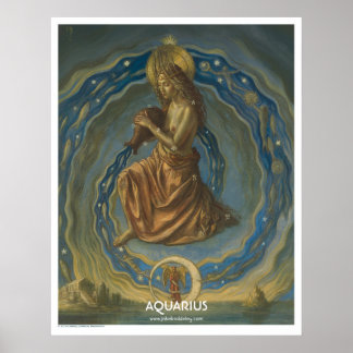 Poster Zodiac - Aquarius