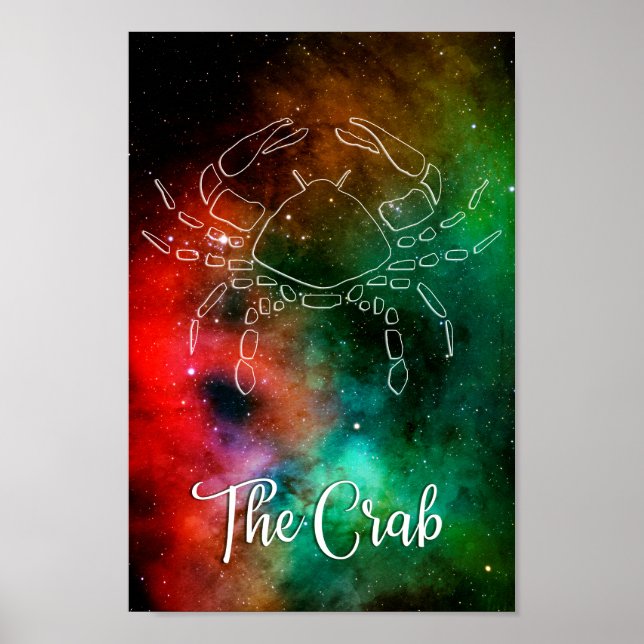 Poster Zodiac : Cancer 'Le Crabe' (Devant)