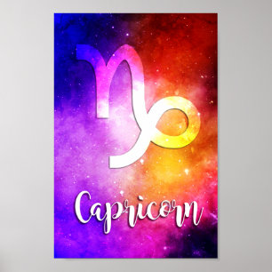 Poster Zodiac : Capricorne Space Candy