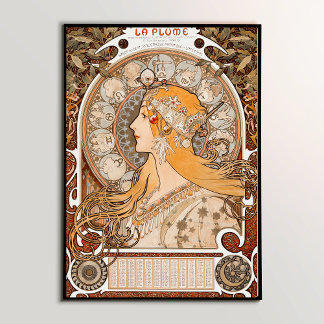 Poster Zodiac : Le chef-d'oeuvre Art Nouveau emblématique