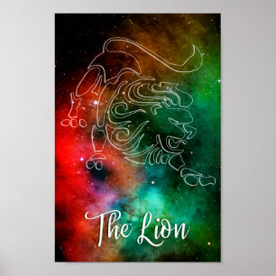 Poster Zodiac : Leo 'Le Lion'