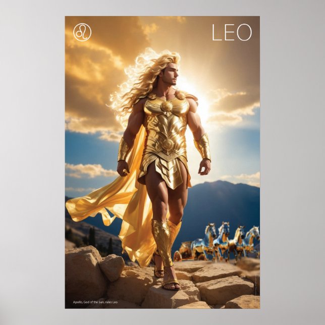 Poster Zodiac Power : Leo (Devant)