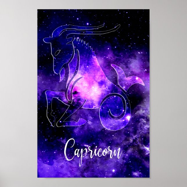 Poster Zodiaque : Capricorne (Devant)