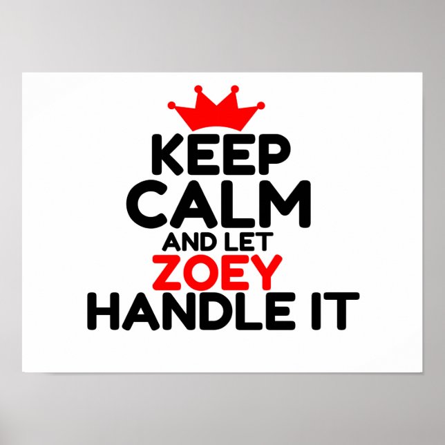 POSTER ZOEY (Devant)
