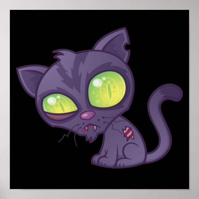 Poster Zombie Kitty (Devant)