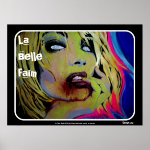 Poster zombie 'La Belle Faim'