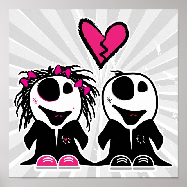 POSTER ZOMBIE LOVE (Devant)