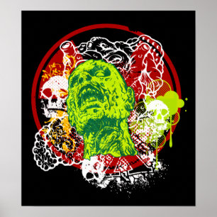 Poster Zombie Raid