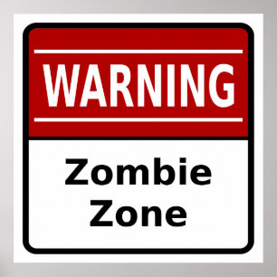 Poster Zombie Zone