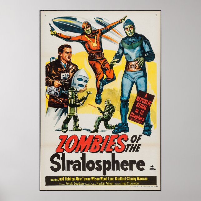 Poster Zombies de la Stratosphère (Devant)