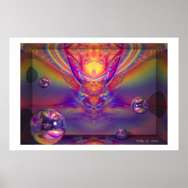 Poster Zone de couleur (Devant)