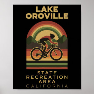 Poster Zone de Récréation d'État du Lac Oroville VTT