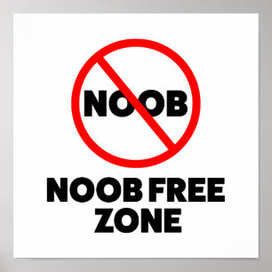 Poster Zone libre Noob
