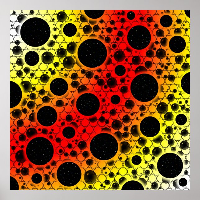 Poster Zones de bulles spatiales - WYR thermique (Devant)