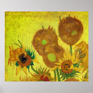 Poster Zonnebloemen (Van Gogh)
