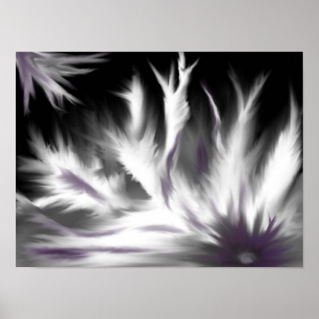 Poster Zoom sur la fleur d'alimentation (Devant)