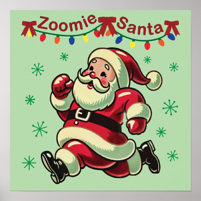 Poster Zoomie Père Noël Noël (Devant)