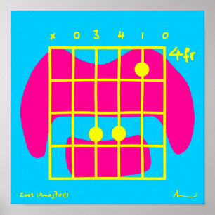 Poster Zoot (Amaj7#11)