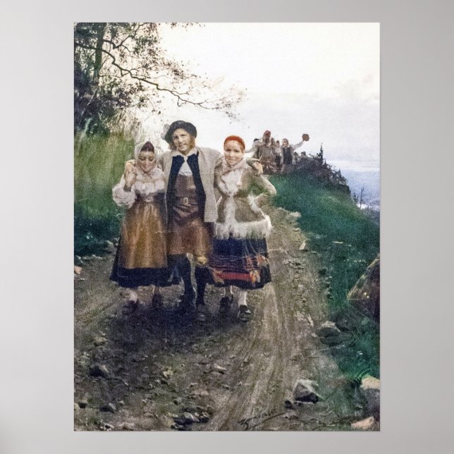 Poster Zorn - Lucky avec les Dames (Devant)