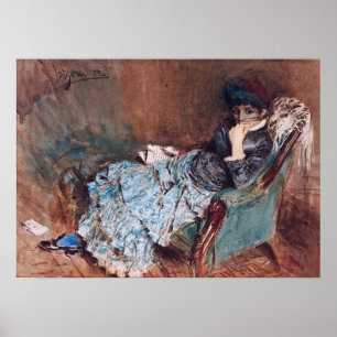 Poster Zorn - The Letter, 1882