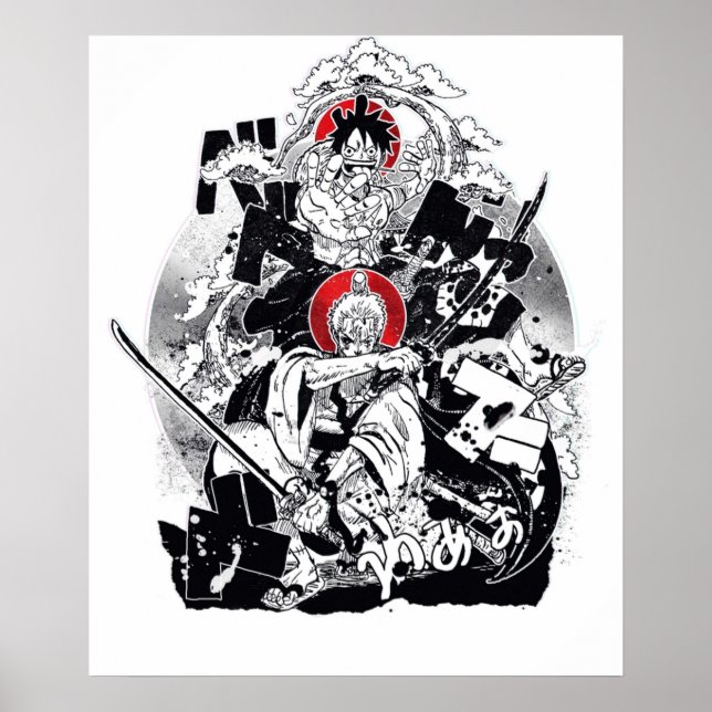 Poster Zoro et Luffy (Devant)