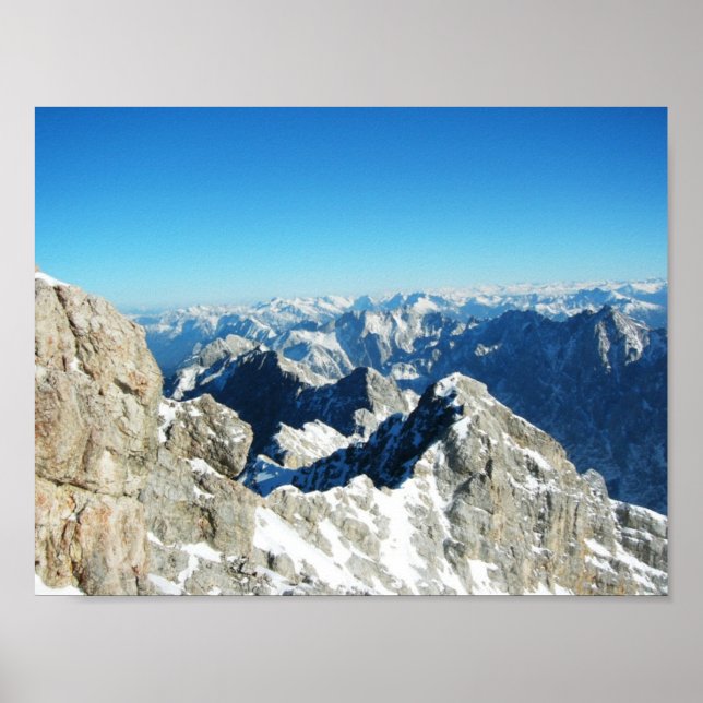 Poster Zugspitze, Allemagne (Devant)