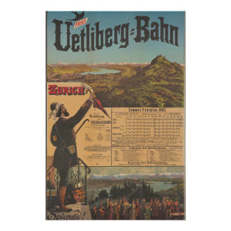 Poster Zurich Uetliberg