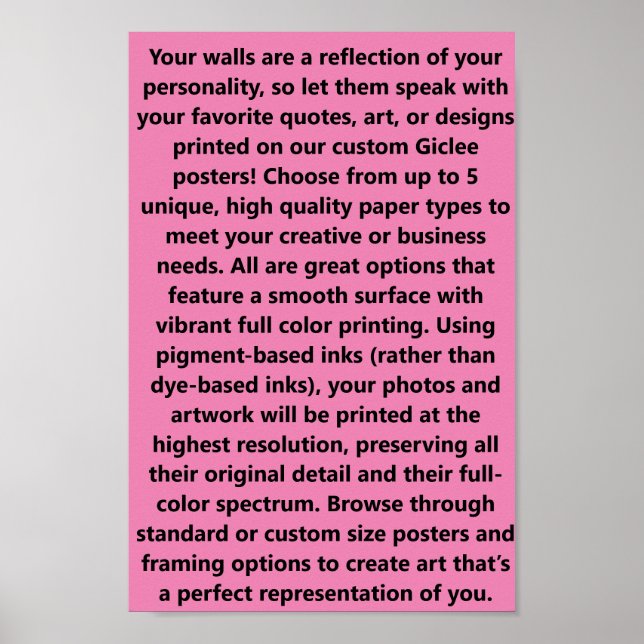  #PosterPrinting Paper Layout Poster (Front)