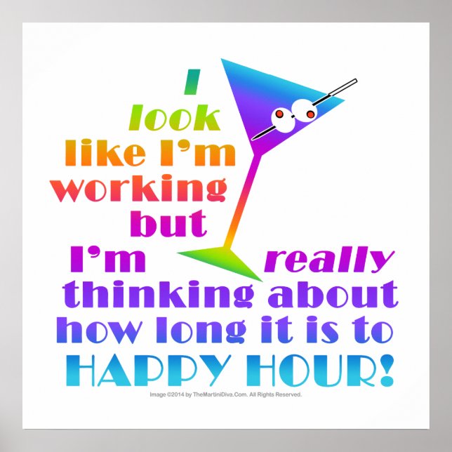 POSTERS & ARCHIVAL PRINTS - How Long To Happy Hour (Front)
