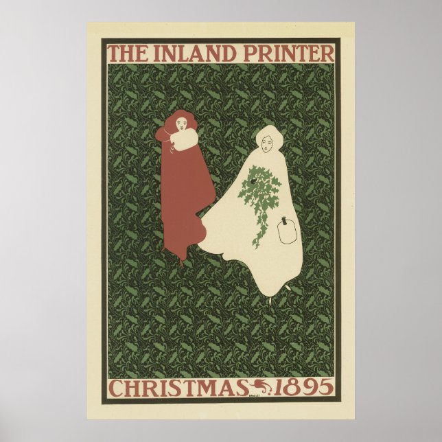 Posters Art Nouveau - Poster de Noël (Devant)