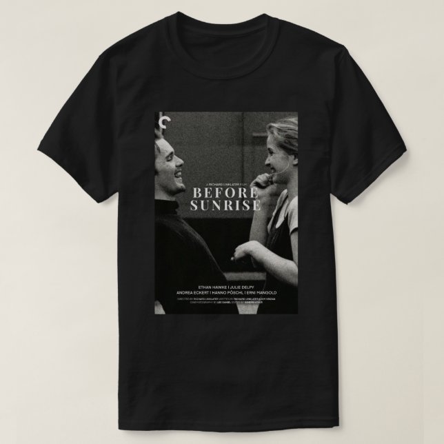 POSTERS  BEFORE SUNRISE Poster T-Shirt (Design Front)