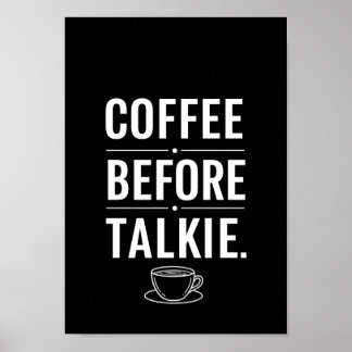 Posters Black and White Funny Quote Print