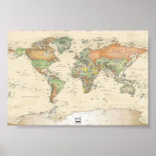Posters - Carte du Monde