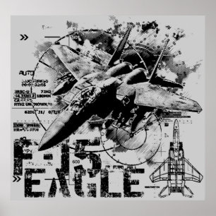 Posters d'aigle F-15