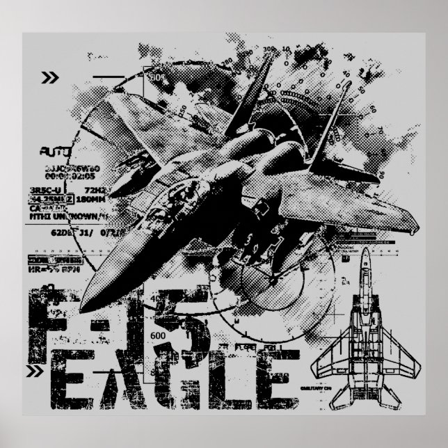 Posters d'aigle F-15 (Devant)