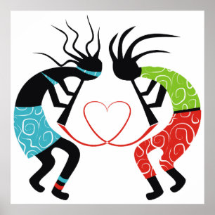Posters d'amour Kokopelli
