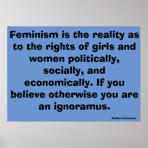 Posters d'art féministe par Debbie Davidsohn - Cad