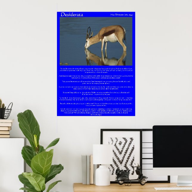 Posters de boisson Desiderata Antelope (Bureau à domicile)